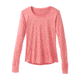 prAna Revere Long Sleeve Tee - Womens, Rhubarb, Small, W21170012-RHU-S