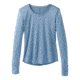 prAna Revere Long Sleeve Tee - Womens, Steel Blue, Small, W21170012-STBL-S