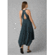 prAna Saxon Dress - Womens, Grey Blue Pebbles, M, 1970651-020-M