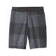 prAna Saxton Short 9 Inch Inseam - Mens, Charcoal Buffalo Plaid, 34 Waist, M31191448 -030-34
