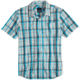 prAna Tamrack Short Sleeve Shirt - Men's -Classic Blue-Small