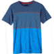 prAna Throttle Colorblocked Crew T-Shirt - Men's -Nautical-Large