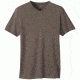 prAna V-Neck T-Shirt - Men's -Brown Heather-Small