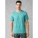prAna V-Neck T-Shirt - Mens, Azurite Heather, Medium, M1VNEK114-AZHT-M