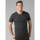 prAna V-Neck T-Shirt - Mens, Black Stripe, Medium, M1VNEK114-BKST-M