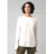 prAna Wensley Crew Top - Women's, Large, Snowflake, 1966711-101-L