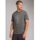 prAna Yates Short Sleeve T-Shirt, Charcoal Heather, XLarge, M11191518 -011-XL