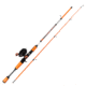 ProFISHiency 5ft Hi-Viz Orange Premium Micro Spincast Combo, Multicolor, PRO5SCOG-ROW