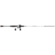 ProFISHiency 6ft3in Grey/White Spincast Combo, Multicolor, PRO63SCGW