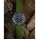 ProTek Carbon Dive Watch, Carbon Case/Black&amp;Green Dial/Green Strap, One Size, PT1005G