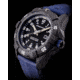 ProTek Carbon USMC Dive Watch, Carbon Case/Black&amp;Blue Dial/Blue Strap, One Size, PT1013B