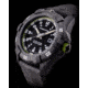ProTek Carbon USMC Dive Watch, Carbon Case/Black&amp;Green Dial/Black Strap, One Size, PT1015