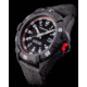 ProTek Carbon USMC Dive Watch, Carbon Case/Black&amp;Red Dial/Black Strap, One Size, PT1012