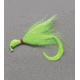 Pucci Bucktail Flash Striper Jig, 1/2 oz Chartreuse/Chartreuse/Chartreuse, PFJ12CR-CR