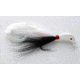 Pucci Bucktail Flash Striper Jig, 1 oz, White/Black/White, PFJ-1-W/BK/W