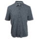 Purnell Performance Short Sleeved Knit Button Up - Mens, Heather Grey, 2XL, 10103501-034-XXL