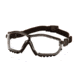 Pyramex V2G Safety Glasses w/Clear H2X Anti-Fog Lens, Black, GB1810ST