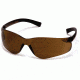 Pyramex Ztek Safety Glasses - Coffee Lens, Coffee Frame S2515S