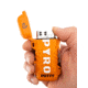 Pyro Putty Elite Dual Arch Rechargeable Lighter, Blaze Orange, PPARC2