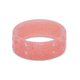 QALO Womens Perforated Silicone Ring, Misty Rose