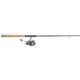 Quantum Benchmark Spinning Reel and Rod Combo, 7ft, 1-PC, Light, Fast Rod, Graphite Composite Blank, SZ 2500 Reel, 5+1 Bearings, 6.2-1 Ratio, Silver/Blue, BK2500701L612.P2