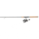 Quantum Benchmark Spinning Reel and Rod Combo, 7ft, 1-PC, Medium-Light, Fast Rod, Graphite Composite Blank, SZ 3000 Reel, 5+1 Bearings, 6.2-1 Ratio, Silver/Blue, BK3000701ML815.P2