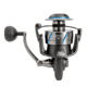 Quantum Benchmark Spinning Reel and Rod Combo, 7ft, 1-PC, Heavy, Moderate-Fast Rod, Graphite Composite Blank, SZ 8000 Reel, 5+1 Bearings, 4.7-1 Ratio, Silver/Blue, BK8000701H1530.P2