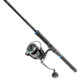 Quantum Benchmark Spinning Reel and Rod Combo, 7ft, 1-PC, Heavy, Moderate-Fast Rod, Graphite Composite Blank, SZ 8000 Reel, 5+1 Bearings, 4.7-1 Ratio, Silver/Blue, BK8000701H1530.P2