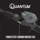 Quantum Invade Baitcast Reel, 6.1-1, 4+1, Left Hand, Dark Gray, INV101S.BX3