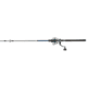 Quantum Strive Spinning Reel and Rod Combo, 7ft, 1-PC, Medium, Fast Rod, Graphite Composite Blank, SZ 5000 Reel, 4+1 Bearings, 5.6-1 Ratio, Silver/Blue, SV5000701M1220.P2