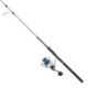 Quantum Strive Spinning Reel and Rod Combo, 7ft, 1-PC, Medium, Fast Rod, Graphite Composite Blank, SZ 5000 Reel, 4+1 Bearings, 5.6-1 Ratio, Silver/Blue, SV5000701M1220.P2
