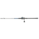 Quantum Strive Spinning Reel and Rod Combo, 9ft, 2-PC, Medium-Heavy, Moderate-Fast Rod, Graphite Composite Blank, SZ 6000 Reel, 4+1 Bearings, 5.6-1 Ratio, Silver/Blue, SV6000902MH1530.P2