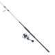 Quantum Strive Spinning Reel and Rod Combo, 10ft, 2-PC, Heavy, Moderate-Fast Rod, Graphite Composite Blank, SZ 8000 Reel, 4+1 Bearings, 4.7-1 Ratio, Silver/Blue, SV8000102H2040.P2