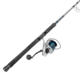 Quantum Strive Spinning Reel and Rod Combo, 7ft, 1-PC, Heavy, Moderate-Fast Rod, Graphite Composite Blank, SZ 8000 Reel, 4+1 Bearings, 4.7-1 Ratio, Silver/Blue, SV8000701H1530.P2