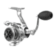Quantum Throttle Spinning Reel, SZ 10 Reel, Stainless Steel Bail Wire, Dura-Lok Anti-Reverse Clutch, Oversized Non-Slip Handle Knob, 10 + 1 Ball Bearings, 5.2-1 Ratio, Silver, TH10C.BX3