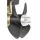 Quick Propeller f/Left Handed BTQ 185-55, BTQ 185-75 &amp; BTQ 185-95 Bow Thruster Replacement 60632