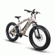 QuietKat Predator 750W Electric Bike, w/Mid-Drive Motor, Chain Drive, 9 Speed, Air Suspension Fork, Hydraulic Disc Brakes, Camo, One Size Fits Most, 18QKM750CCAH-CAM