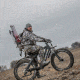 QuietKat Predator 750W Electric Bike, w/Mid-Drive Motor, Chain Drive, 9 Speed, Air Suspension Fork, Hydraulic Disc Brakes, Charcoal, One Size Fits Most, 18QKM750CCAH-CHR