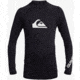 Quiksilver All Time Long Sleeve UPF 50 Rashguard Tee - Boys, Black, Medium/12, EQBWR03128-KVJ0-M/12
