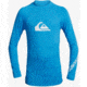 Quiksilver All Time Long Sleeve UPF 50 Rashguard Tee - Boys, Blithe, Large/14, EQBWR03128-BMM0-L/14