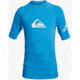 Quiksilver All Time Short Sleeve UPF 50 Rashguard Tee - Boys, Blithe, Medium/12, EQBWR03121-BMM0-M/12