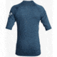Quiksilver All Time Short Sleeve UPF 50 Rashguard Tee - Boys, Majolica Blue Heathe, Large/14, EQBWR03121-BSMH-L/14