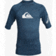 Quiksilver All Time Short Sleeve UPF 50 Rashguard Tee - Boys, Majolica Blue Heathe, Large/14, EQBWR03121-BSMH-L/14