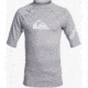 Quiksilver All Time Short Sleeve UPF 50 Rashguard Tee - Boys, Sleet Heather, Medium/12, EQBWR03121-SZPH-M/12