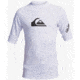 Quiksilver All Time Short Sleeve UPF 50 Rashguard Tee - Boys, White, Medium/12, EQBWR03121-WBB0-M/12