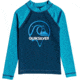 Quiksilver Bubble Dreams Long Sleeve UPF 50 Rashguard Tee - Boys, Caribbean Sea, 4, EQKWR03083-BNZ0-4