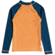 Quiksilver Bubble Dreams Long Sleeve UPF 50 Rashguard Tee - Boys, Nectarine, 7, EQKWR03083-NJG0-7