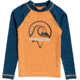 Quiksilver Bubble Dreams Long Sleeve UPF 50 Rashguard Tee - Boys, Nectarine, 7, EQKWR03083-NJG0-7
