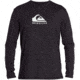 Quiksilver Solid Streak Long Sleeve UPF 50 Surf Tee - Mens, Black, Medium, EQYWR03247-KVJ0-M