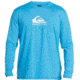 Quiksilver Solid Streak Long Sleeve UPF 50 Surf Tee - Mens, Blithe, Medium, EQYWR03247-BMM0-M